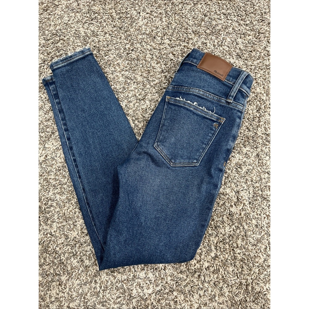 Madewell 9" mid-rise skinny blue jeans (1780)